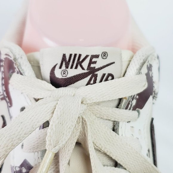 Nike Air Force 1 Low Premium Camo Sneakers Sz 6Y - Picture 10 of 12